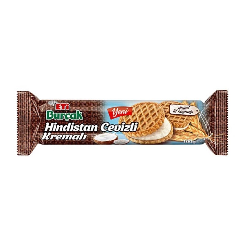 Eti Burçak Hindistan Cevizli Kremalı 100 Gr