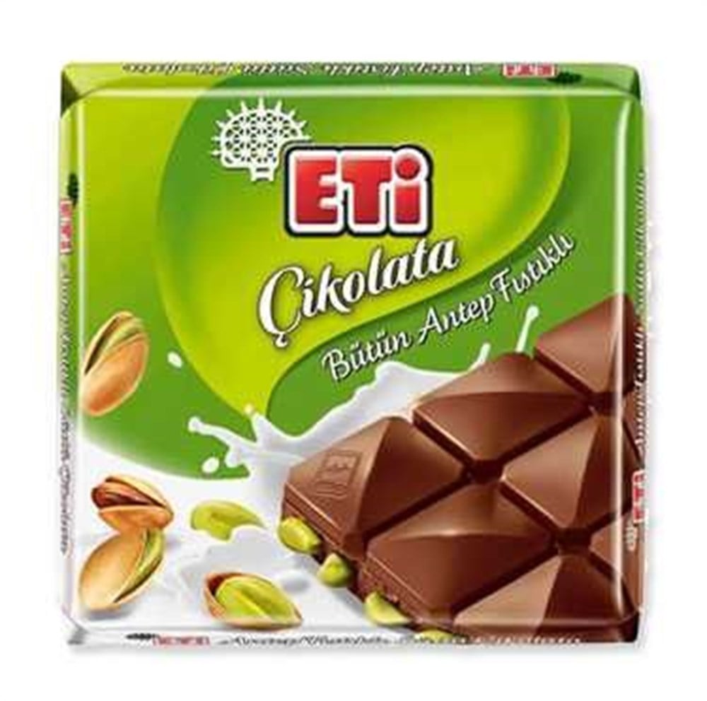 Eti Fıstıklı Antep Çikolata Kare 60 Gr