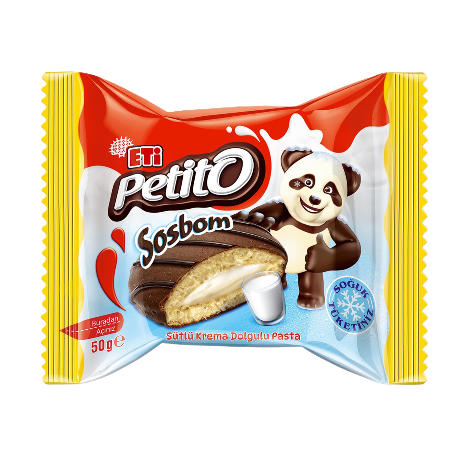 KekEti Petito Sosbom Sütlü Kremalı 50 g