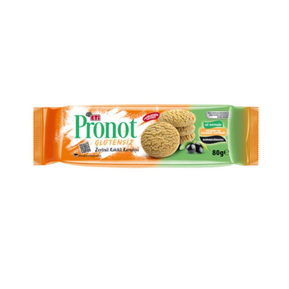 BisküviEti Pronot Glutensiz Zeytinli Kekikli Kurabiye 80 Gr