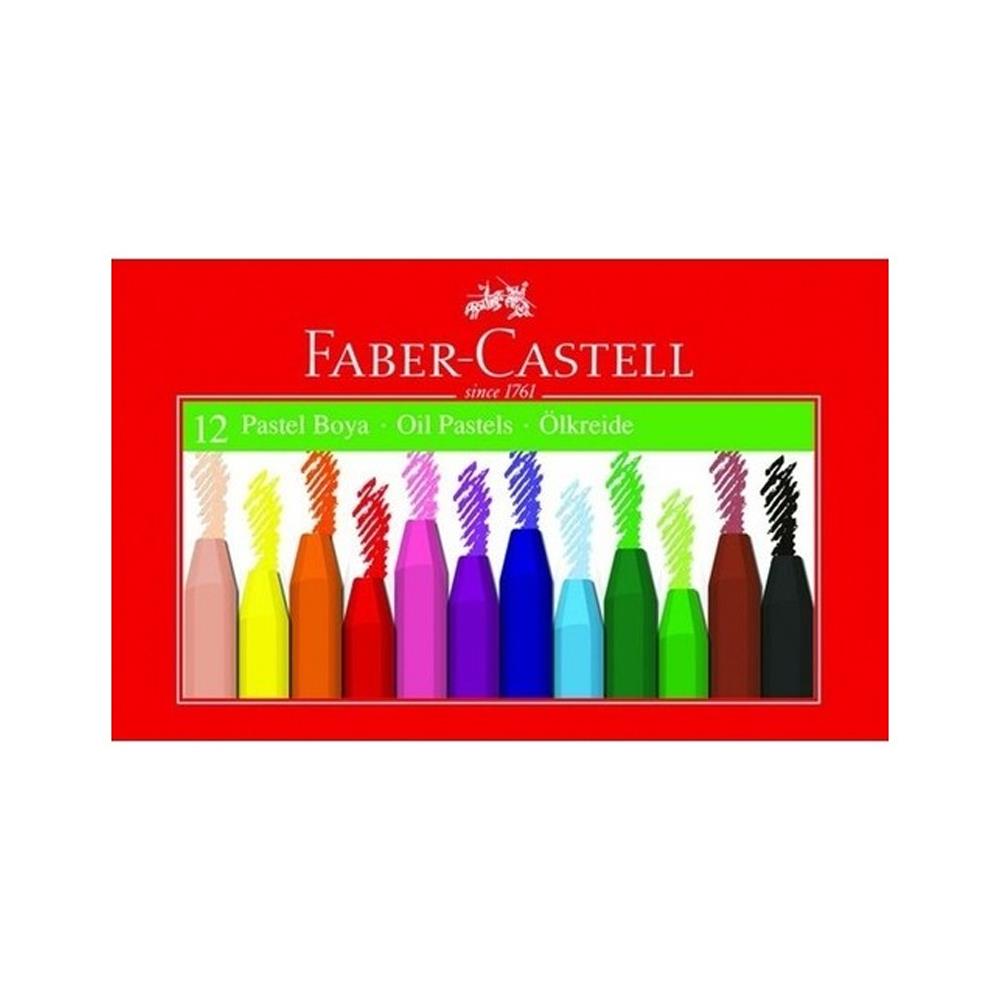 Kırtasiye, Ofis MalzemeleriFaber Castell Karton Kutu Pastel Boya 12 Renk