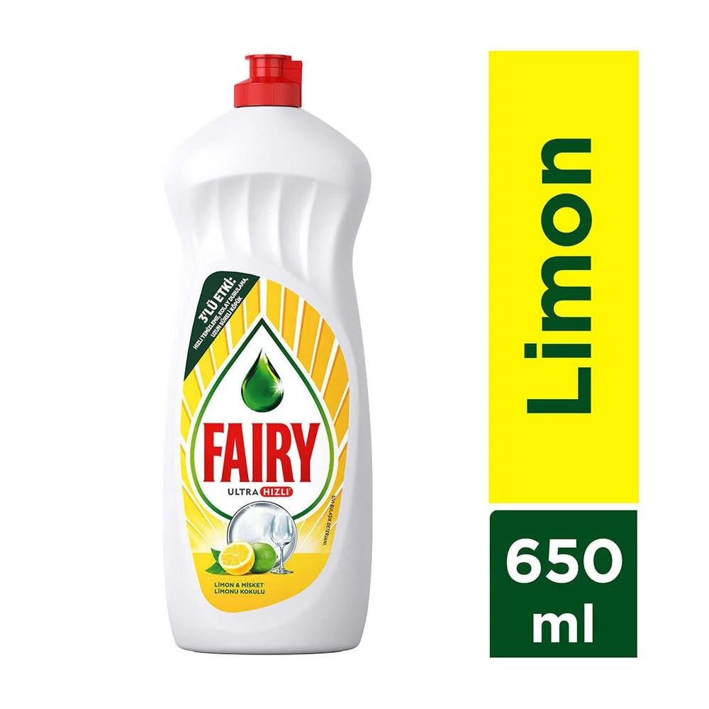 EkmekFairy Bulaşık Deterjanı Limon&Misket Limonu 650 Ml