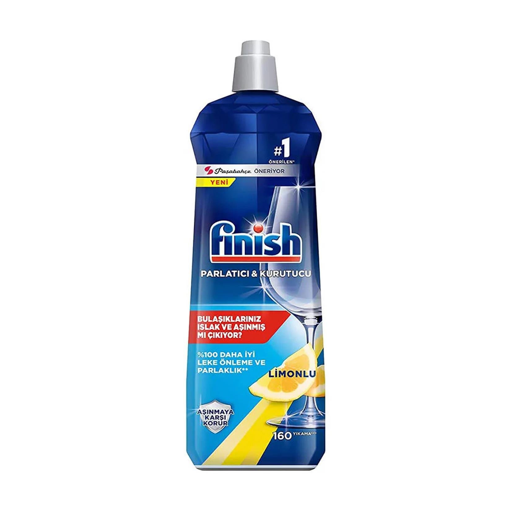 Bulaşık ParlatıcıFinish Parlatıcı Limon 800 Ml