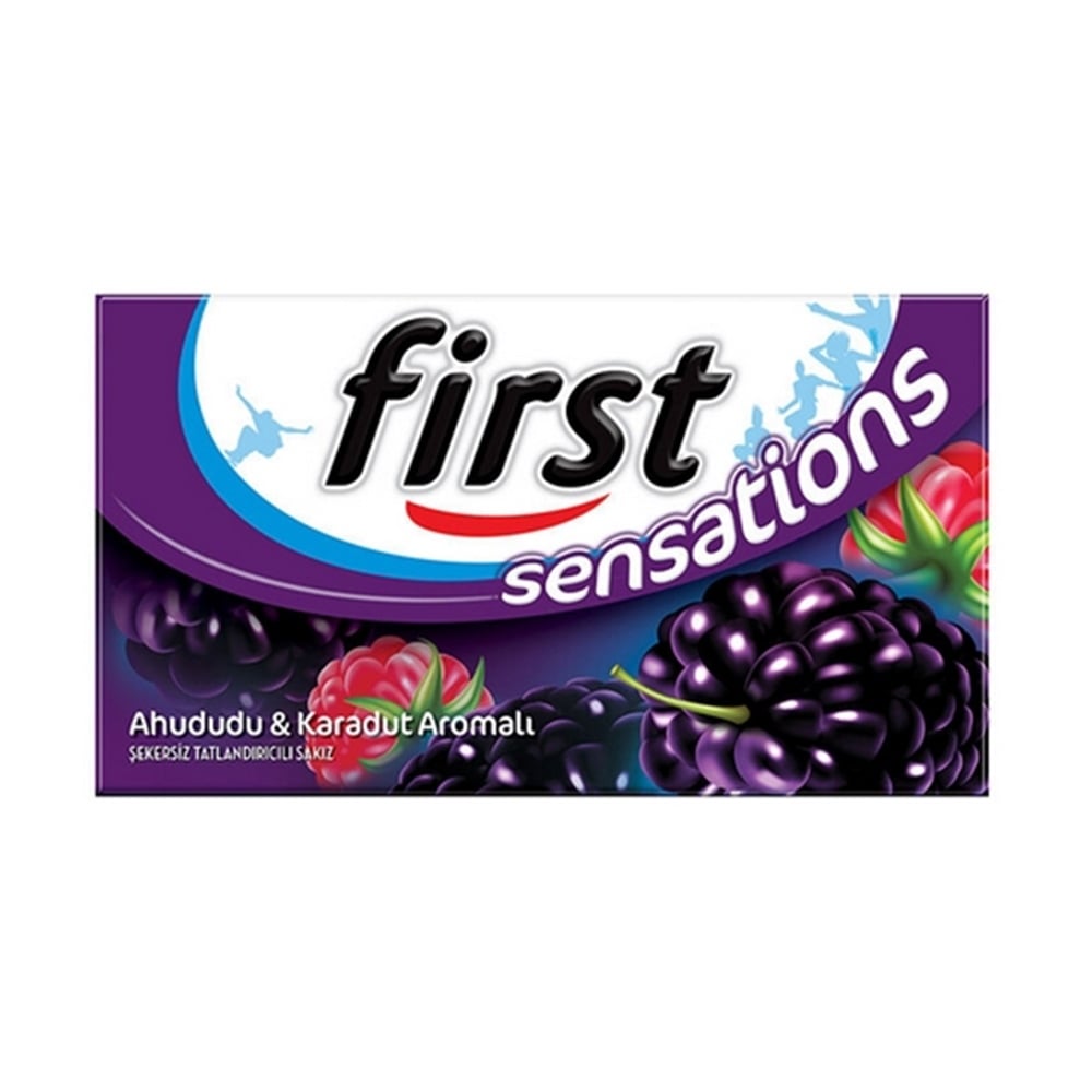 First Sensation Ahududu Ve Karadut Aromalı Zarf Sakız