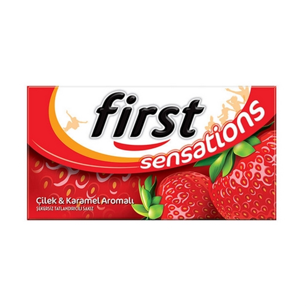 First Sensation Çilek Rüyası Aromalı Zarf Sakız