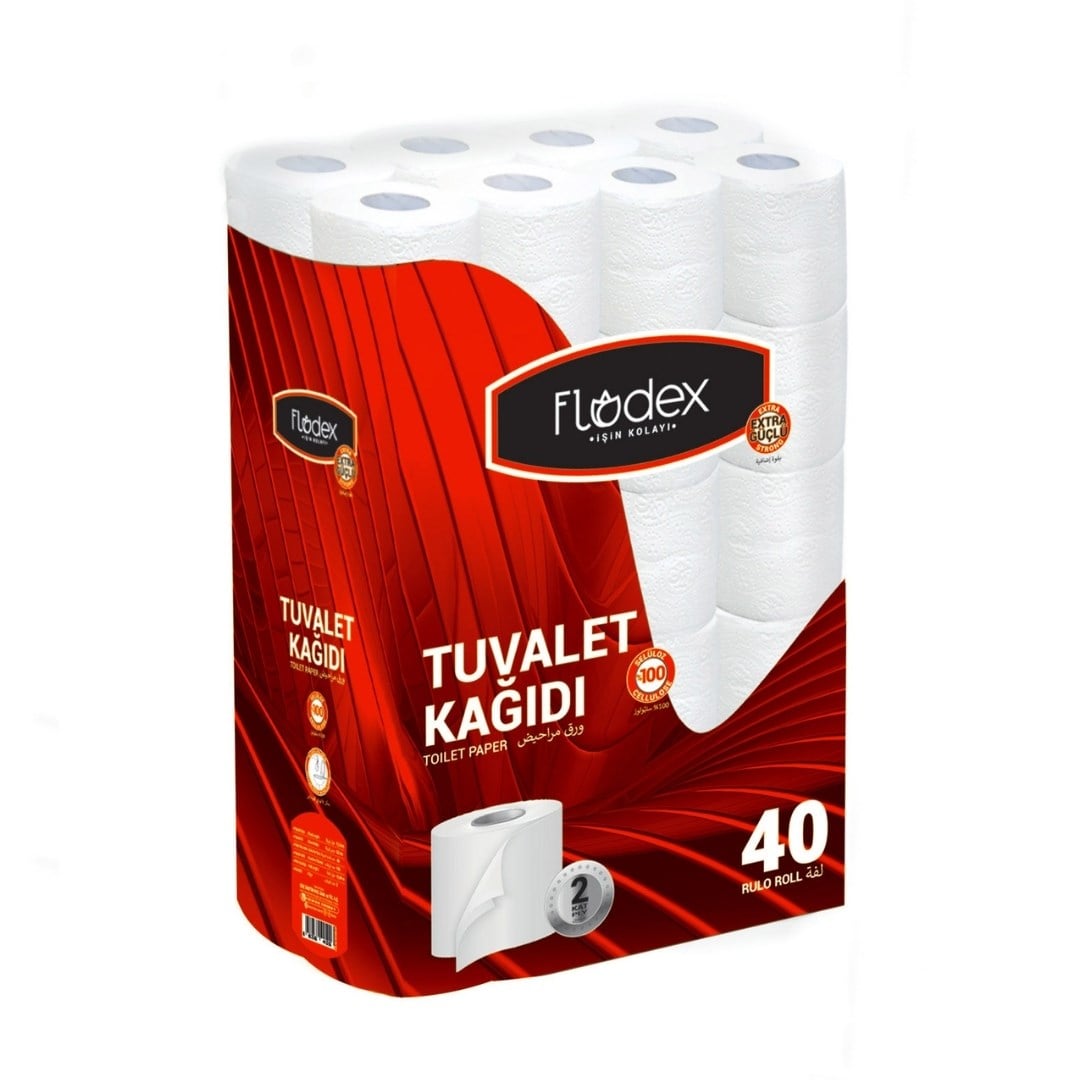 Tuvalet KağıdıFlodex Tuvalet Kağıdı 2 Katlı 40 Rulo