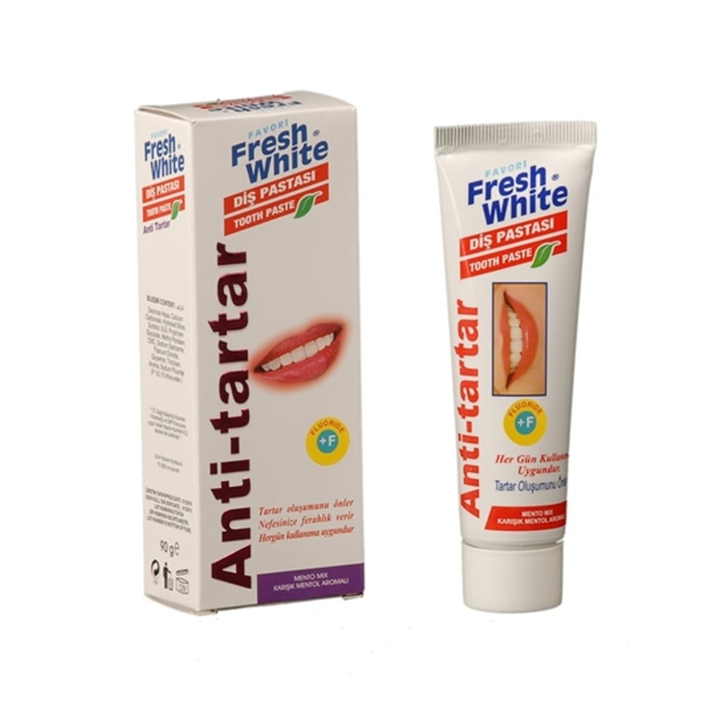 Fresh White Diş Beyazlatıcı Anti Tartar 90 Gr.