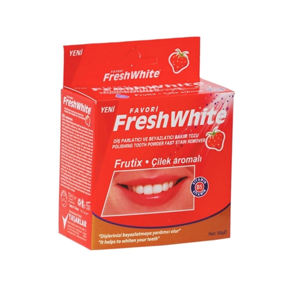 Fresh White Diş Beyazlatıcı Çilek 50 Gr.