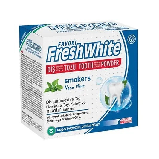 Ağız Bakım SuyuFresh White Diş Beyazlatıcı Smokers 50 Gr.