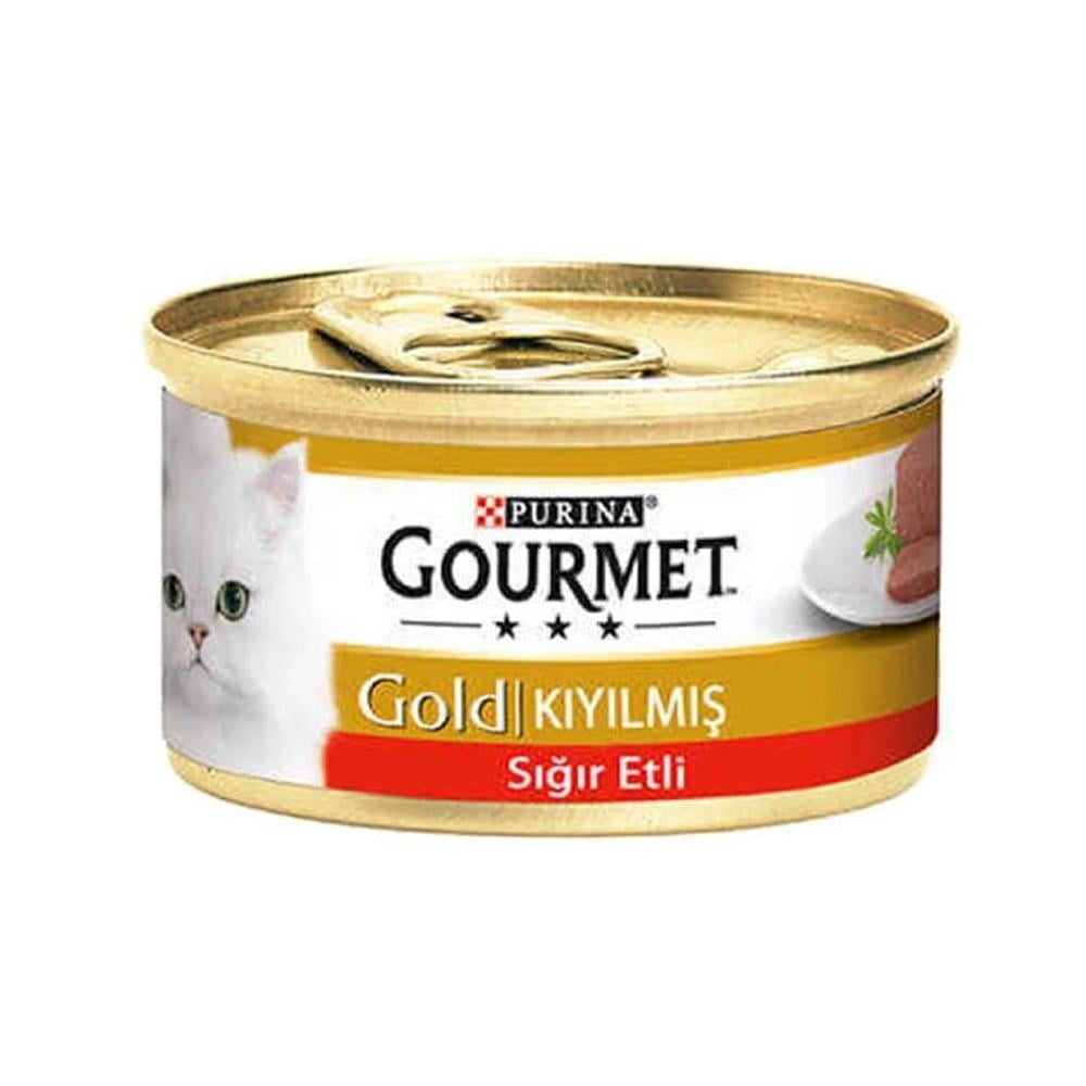 Kedi Ödül MamasıGourmet Gold Kıyılmış Sığır Etli Kedi Konservesi 85gr