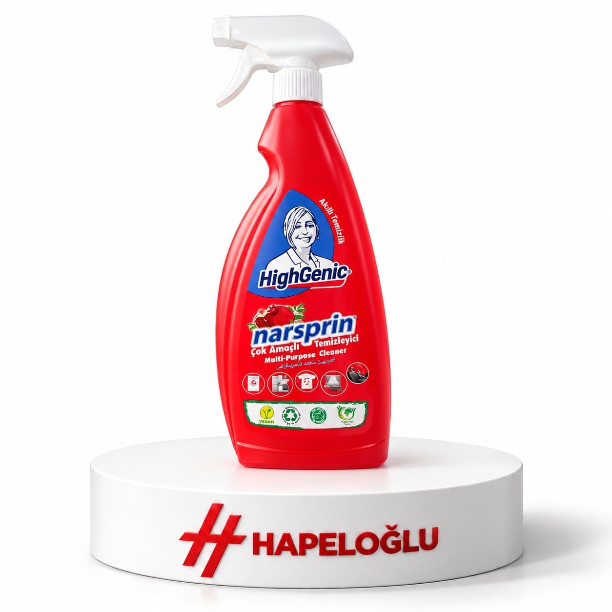 Parlatıcı, TemizleyiciHighgenic Narsprin Çok Amaçlı Temizleyici 750 ml