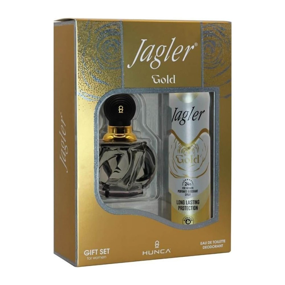 Kadın ParfümJagler Gift Set 60 ml Gold+150 ml Deodorant For Women