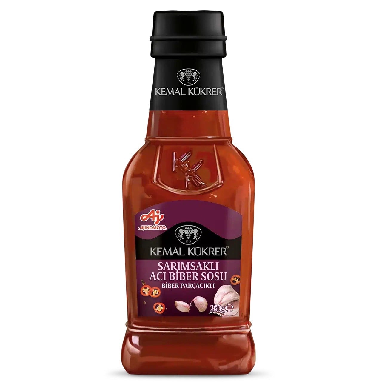Acı SosKemal Kükrer Sarımsaklı Acı Biber Sos 250 ml
