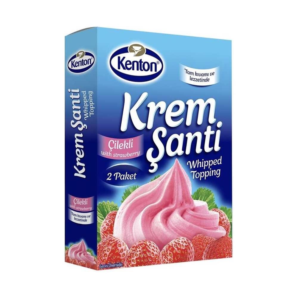 Krem ŞantiKenton Krem Şanti Çilek 2x75 Gr