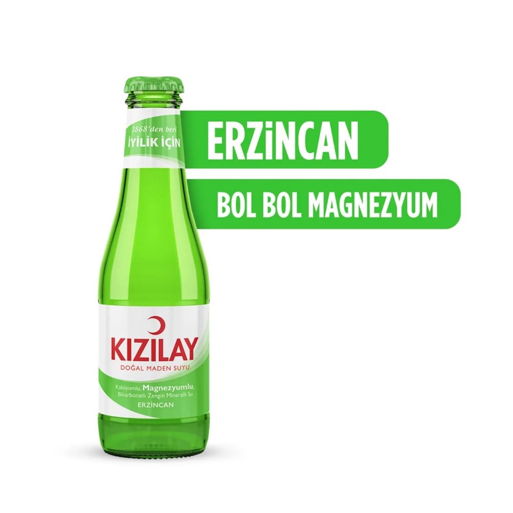 Kızılay Maden Suyu Sade  200 Ml Erzincan