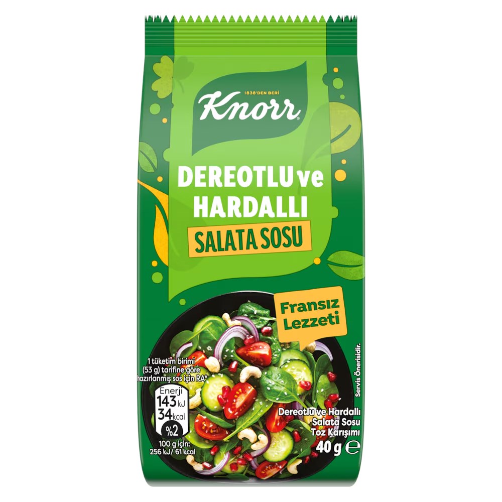 Makarna SosuKnorr Salata Sosu Dereotlu ve Hardallı 40 g