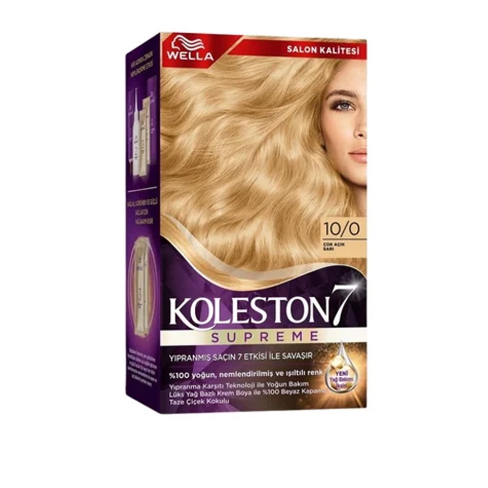 Saç BoyasıKoleston Set Boya 10/0 Çok Açık Sarı
