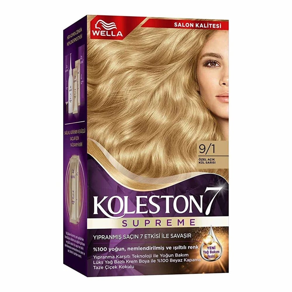 Saç BoyasıKoleston Set Boya 9/1 Açık Kül Sarısı
