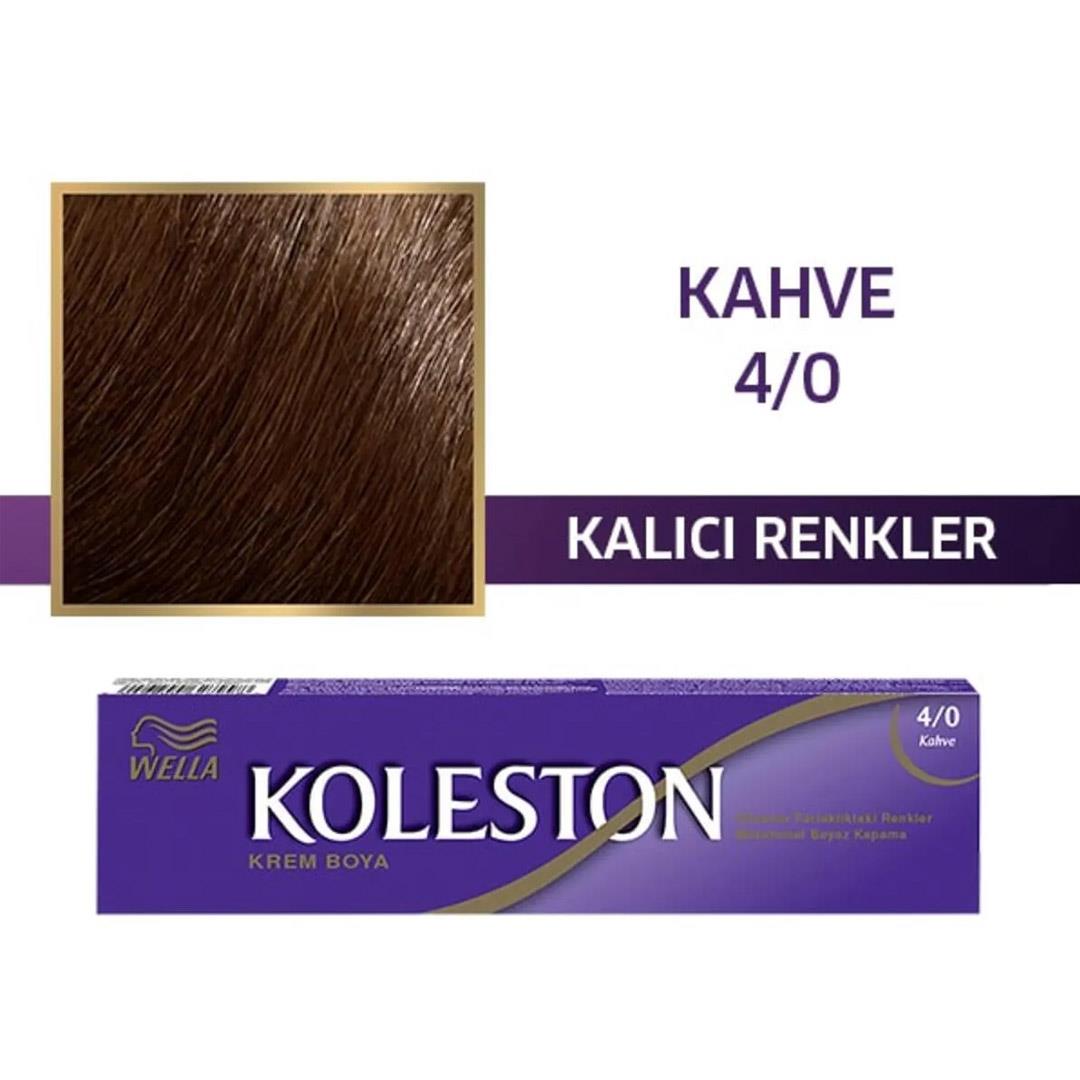 Saç BoyasıKoleston Tüp 4/0 Kahve
