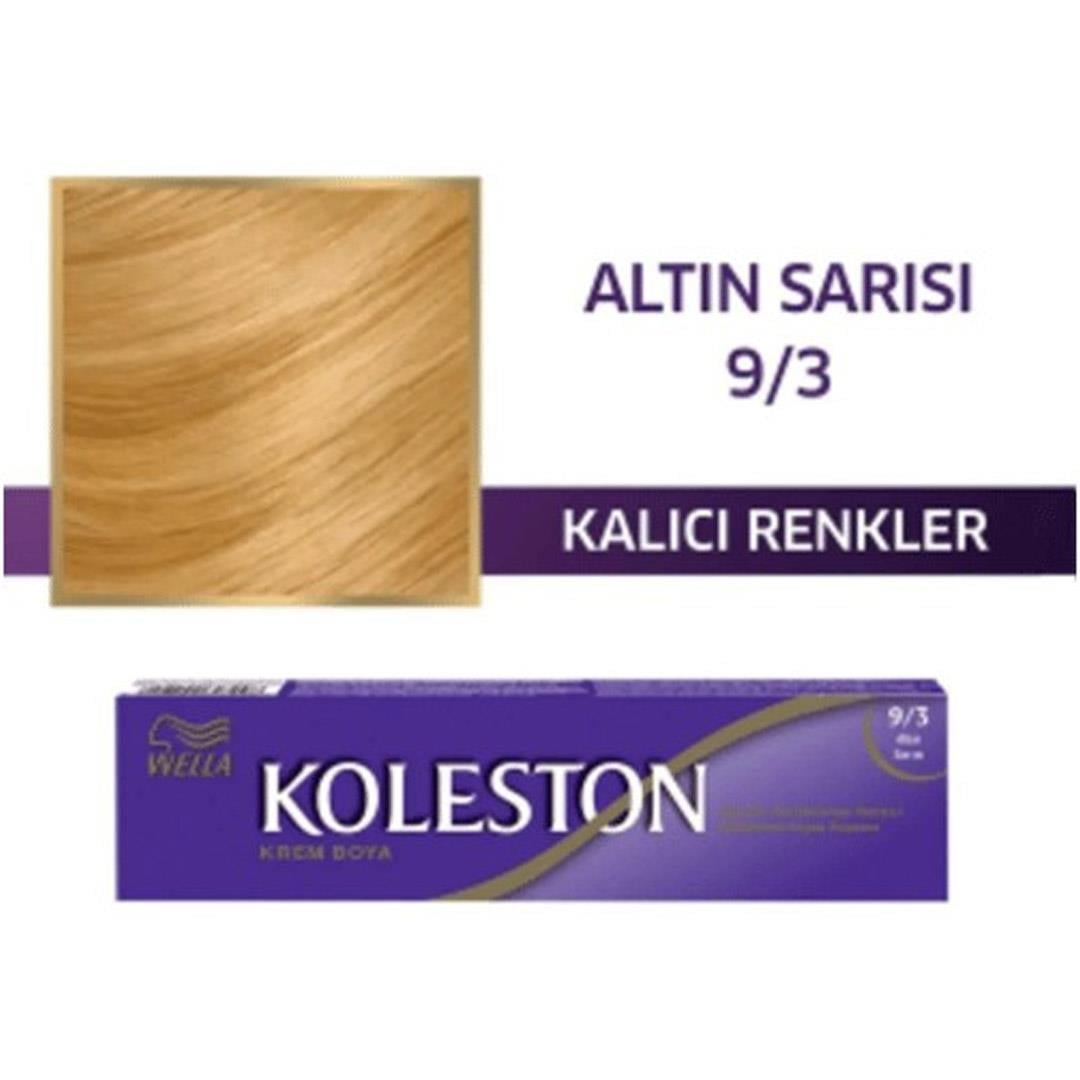 Saç BoyasıKoleston Tüp 9/3 Altın Sarısı
