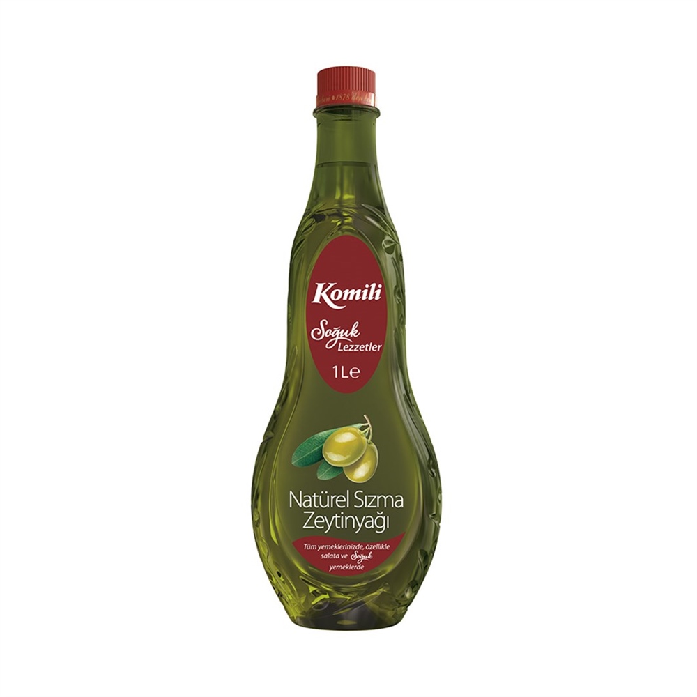 Komili Sızma Zeytinyağı Naturel 1 Lt