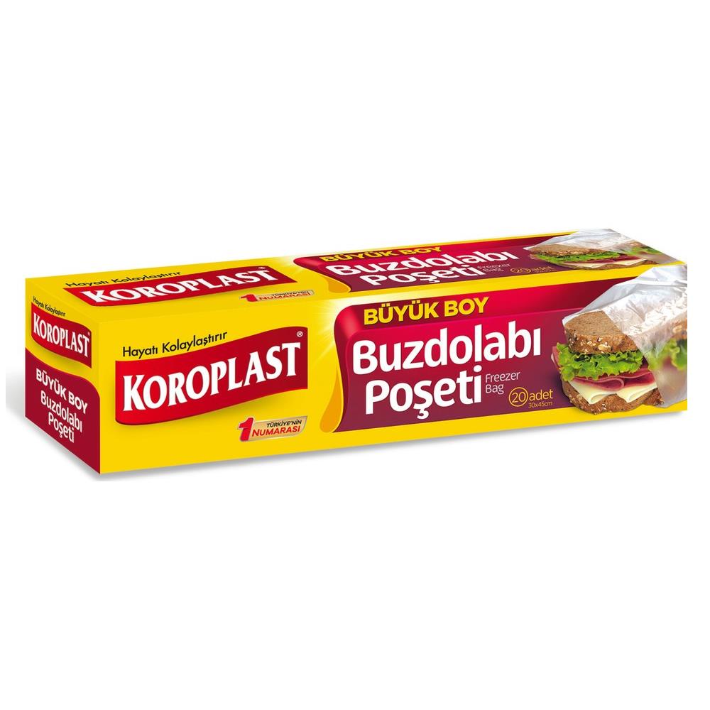 Buzdolabı PoşetiKoroplast Buzdolabı Poşeti Büyük 30*45