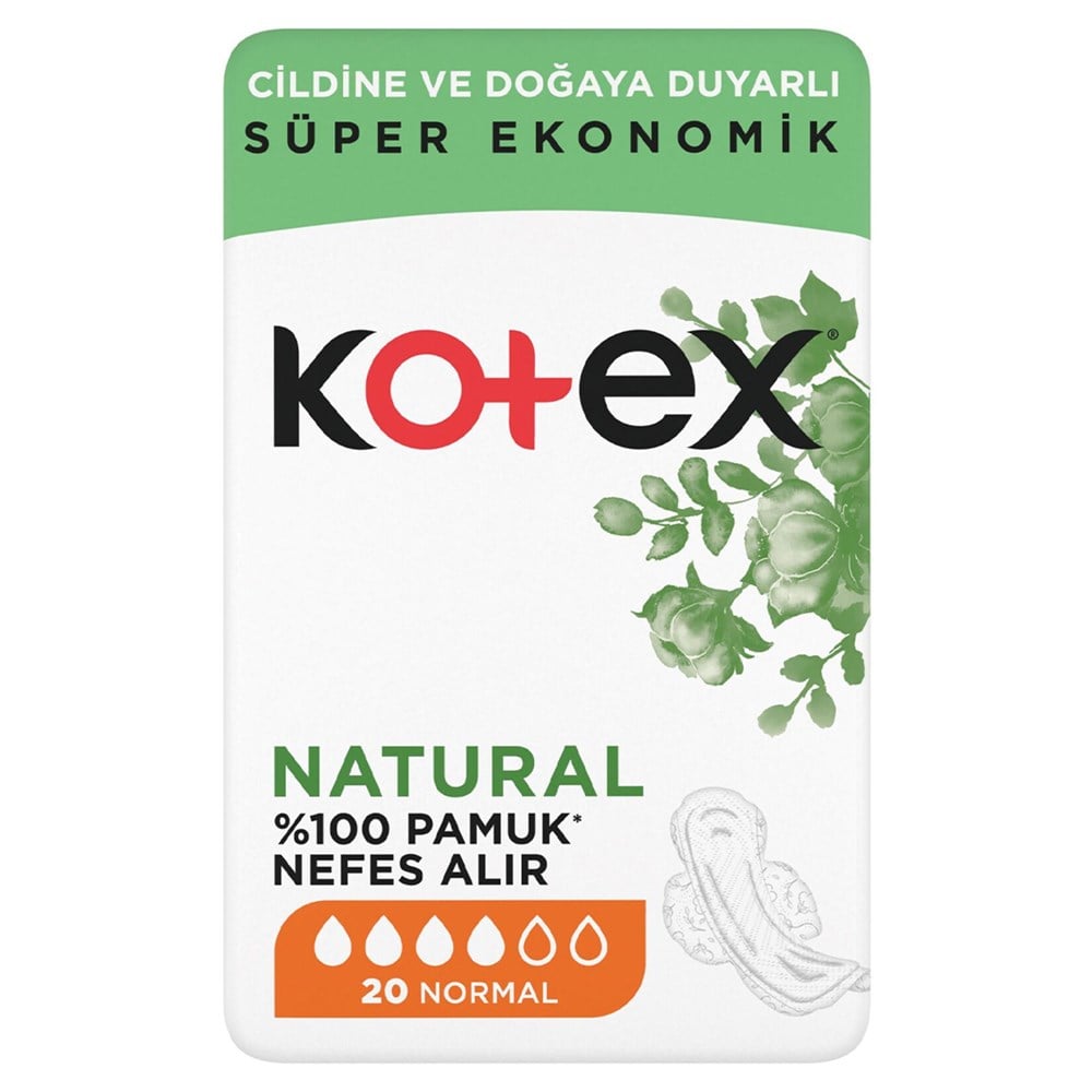 Kotex Natural Hijyenik Ped Ultra Normal 20li