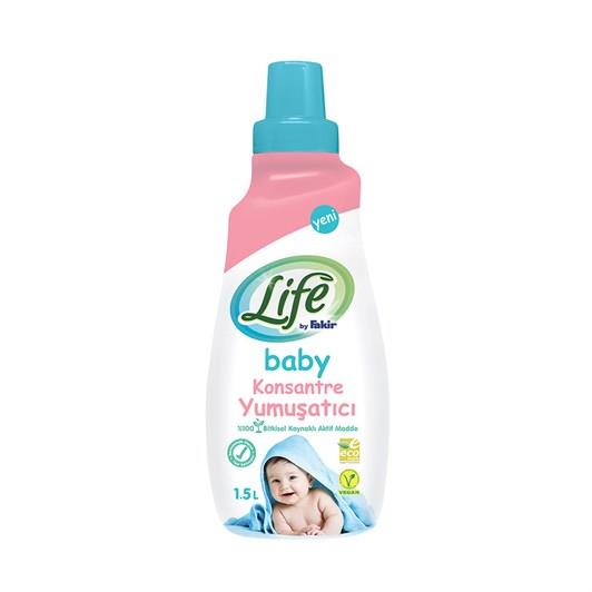 Bebek Çamaşır DeterjanıLife by Fakir Bitkisel Konsantre Bebek Çamaşır Yumuşatıcısı 1500 ml