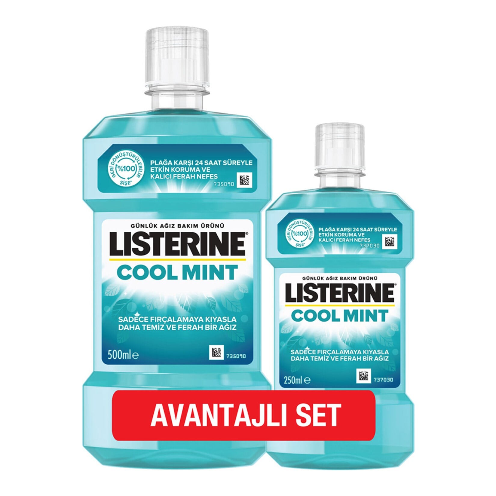 Ağız BakımListerine Cool Mint Ağız Bakım Suyu 500+250 ml