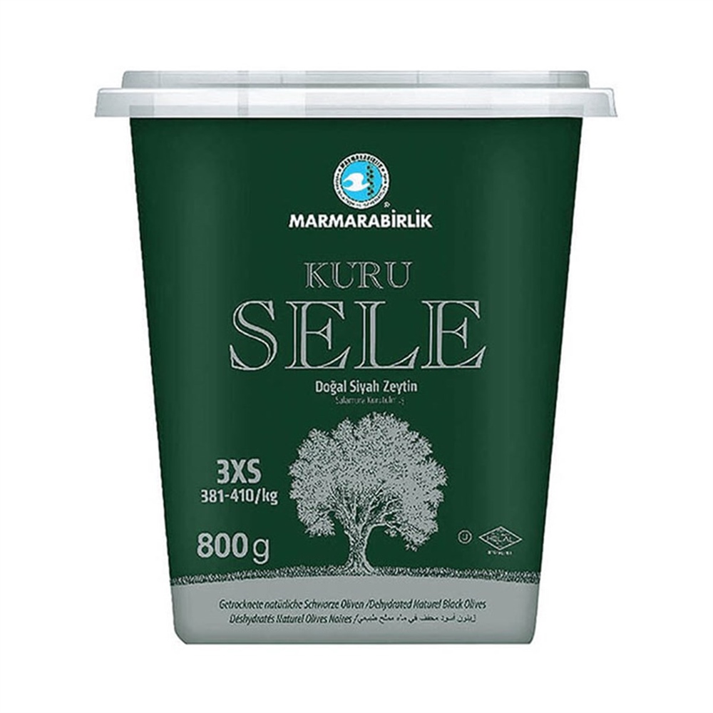 Marmara Birlik Kuru Sele Zeytin (3XS) 800 Gr