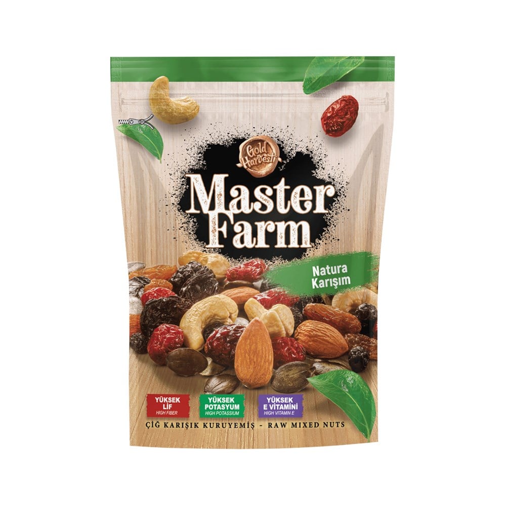 Karışık KuruyemişMaster Farm Natura Karışım 180 g