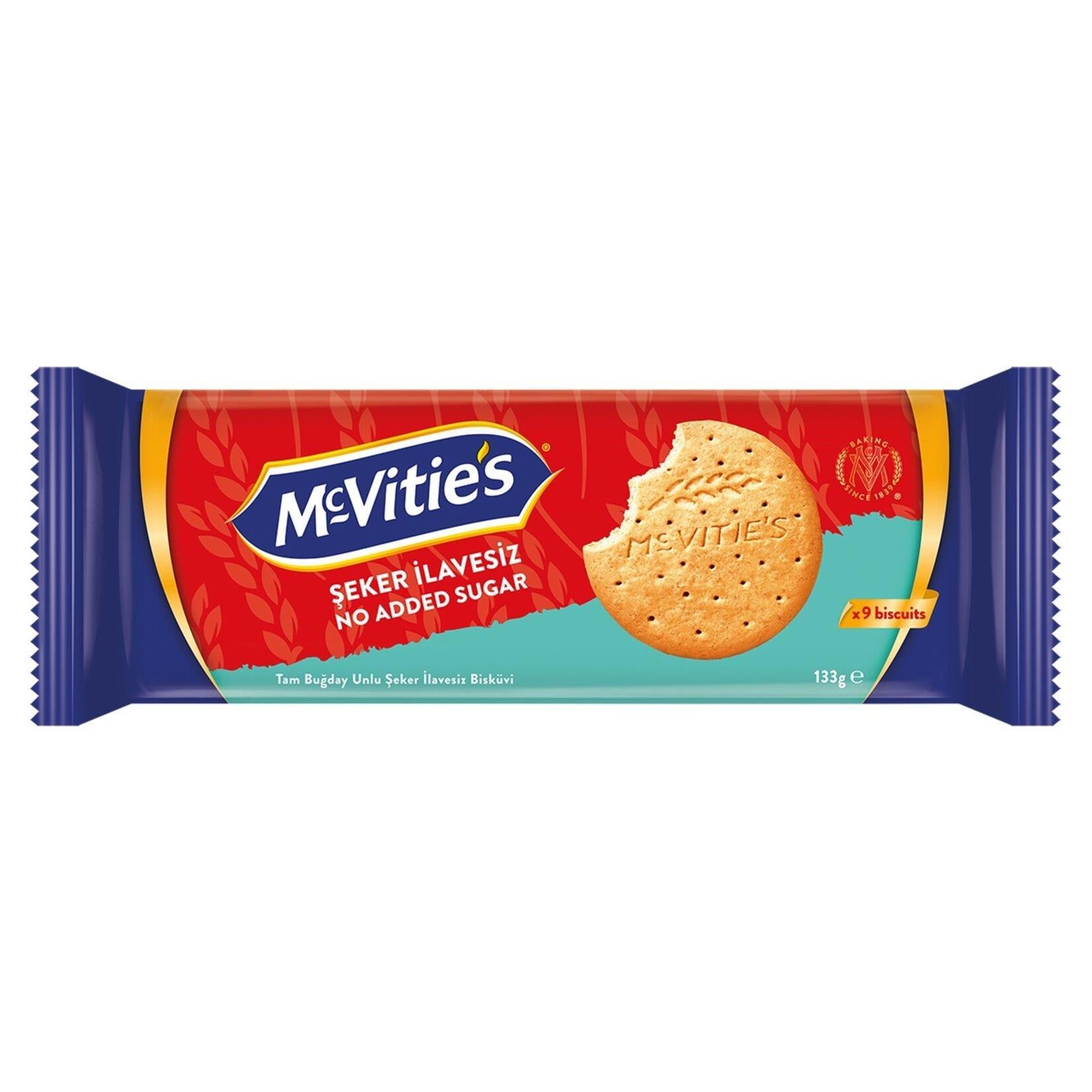 BisküviMcvities Digestive Zero Sugar Original 133 Gr
