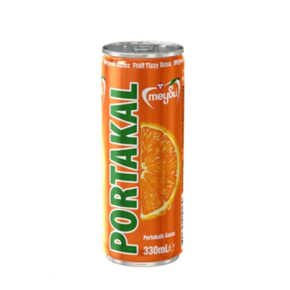 Meyve SuyuMeysu Portakal Gazlı İçecek 330 ML Teneke Kutu