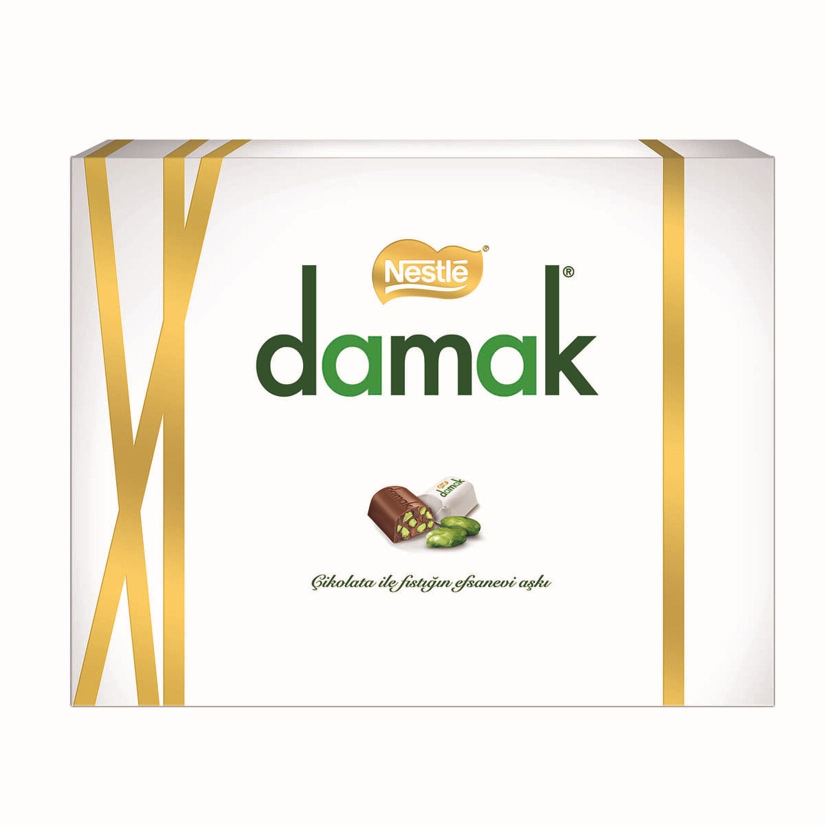 ÇikolataNestle Damak Antep Fıstıklı Sütlü Çikolata 176.4 g
