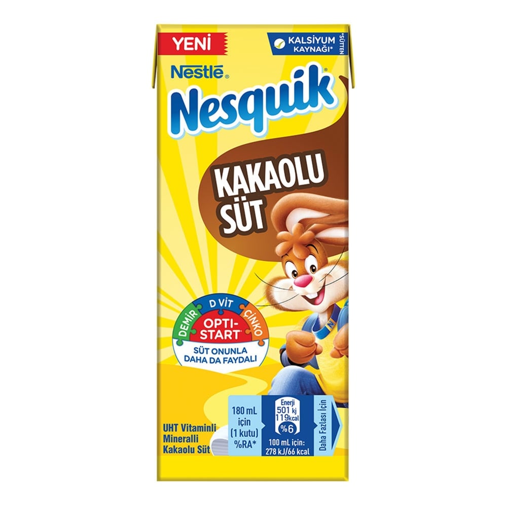 Nestle Nesquik Kakaolu Süt 180 Ml