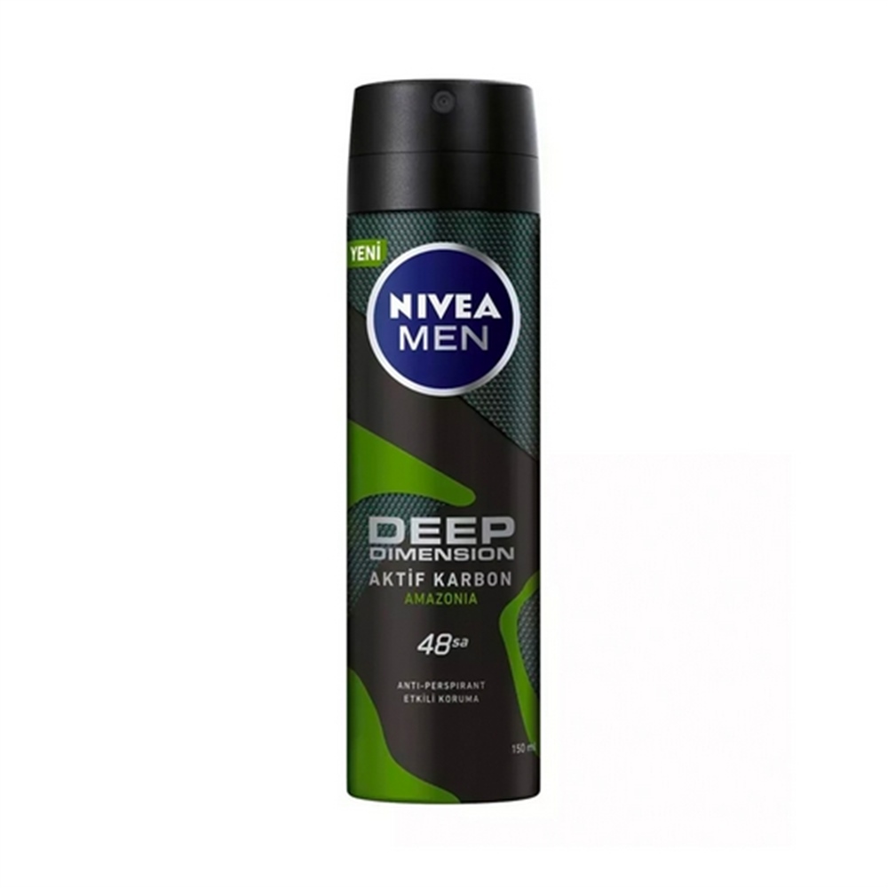 Nivea Erkek Deodorant Deep Dimension Amazonia 150 Ml.
