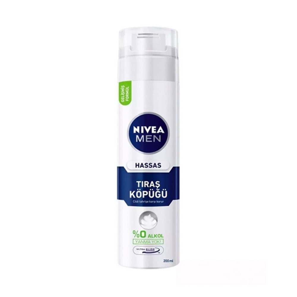 Nivea Tıraş Köpüğü Erkek Hassas 200 Ml