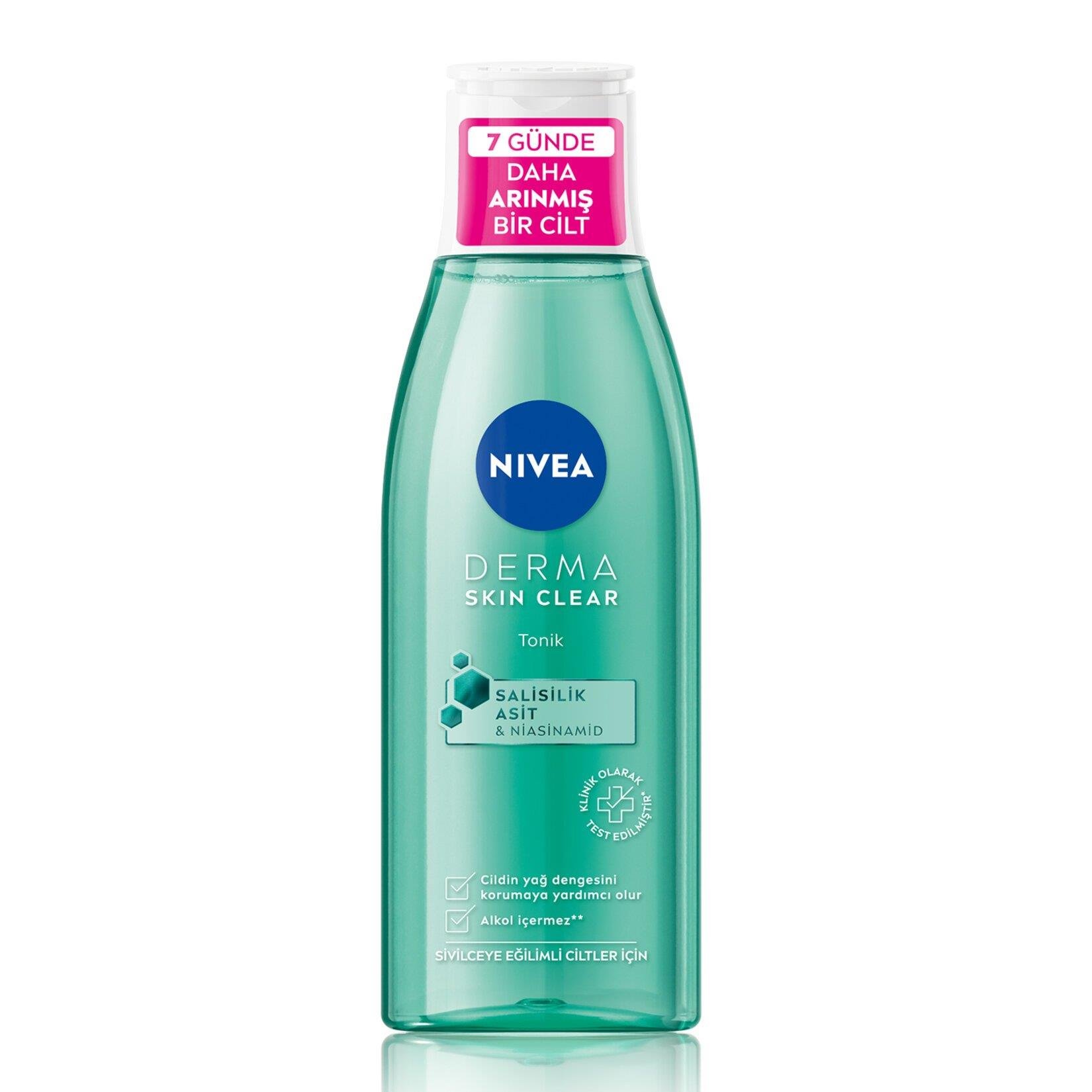 Yüz BakımNivea Tonik 200 ML Derma Skın Clear Sivilce Eğilimli Çiltler İçin