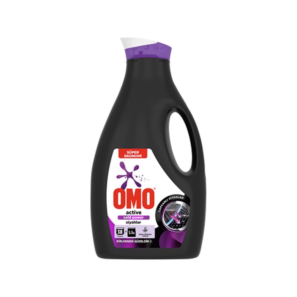 Sıvı Çamaşır DeterjanıOmo Active Siyahlar Sıvı Deterjan 2470 Ml