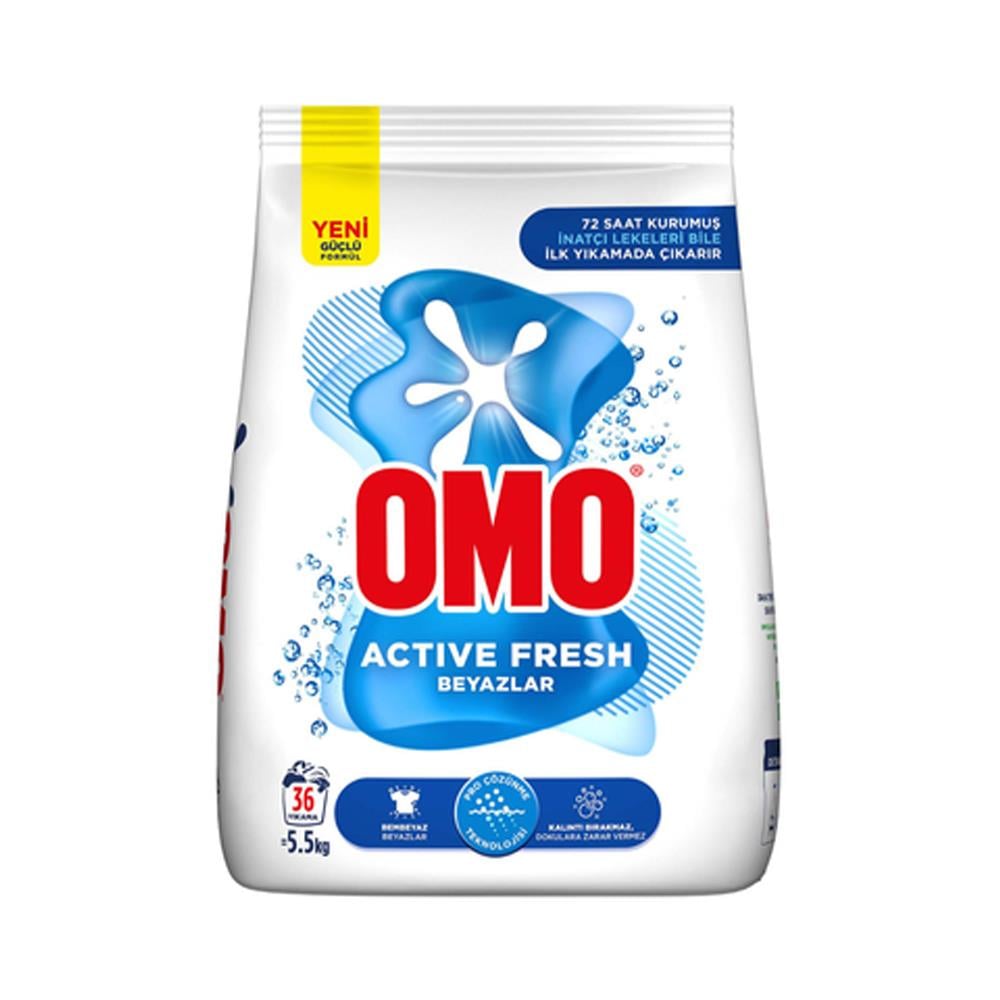 Toz DeterjanOmo Matik Active Fresh 5.5 Kg