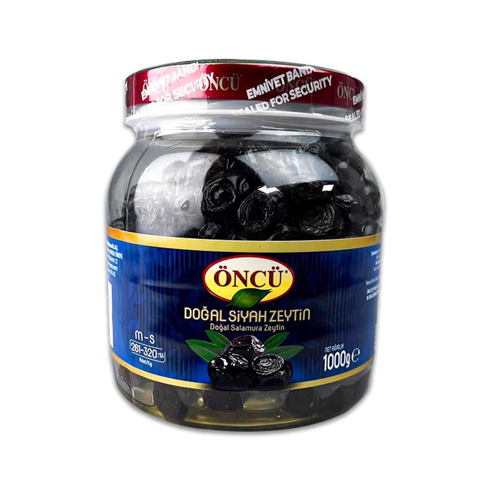 Siyah ZeytinÖncü Siyah Zeytin Doğal Salamura (M-S) 261-320 1000 g