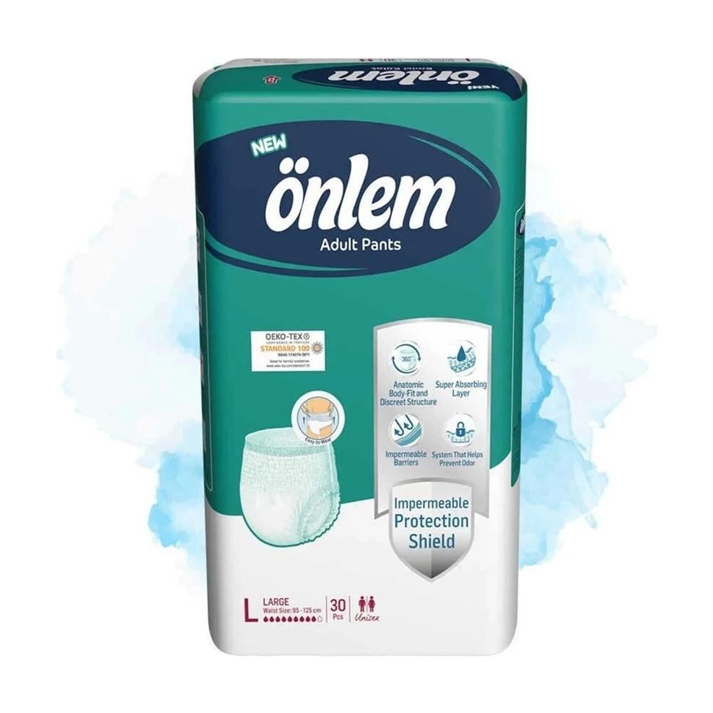 Hasta Bakım ÜrünleriÖnlem Emici Külot Hasta Bezi Büyük Boy(Large) 30 Adet