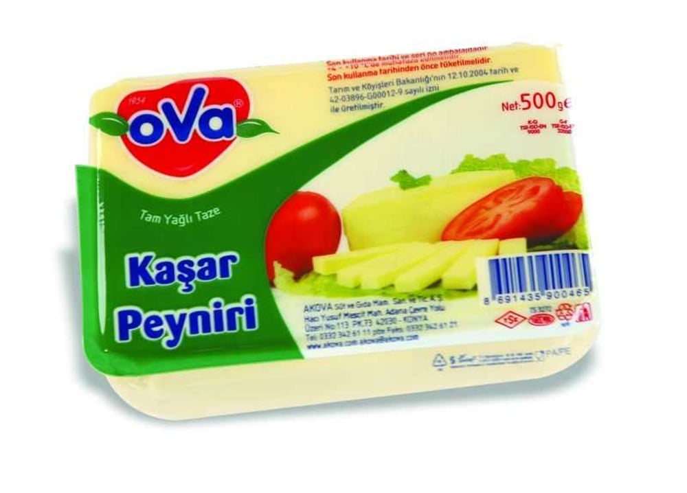 Ova Kaşar Peynir 500 Gr
