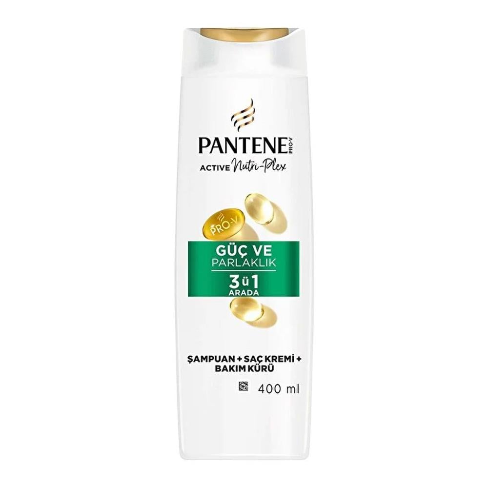 ŞampuanPantene Şampuan 3 u 1 Güç ve Parlaklık 400 ml