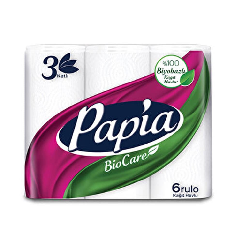 Kağıt HavluPapia Havlu Biocare 6 lı