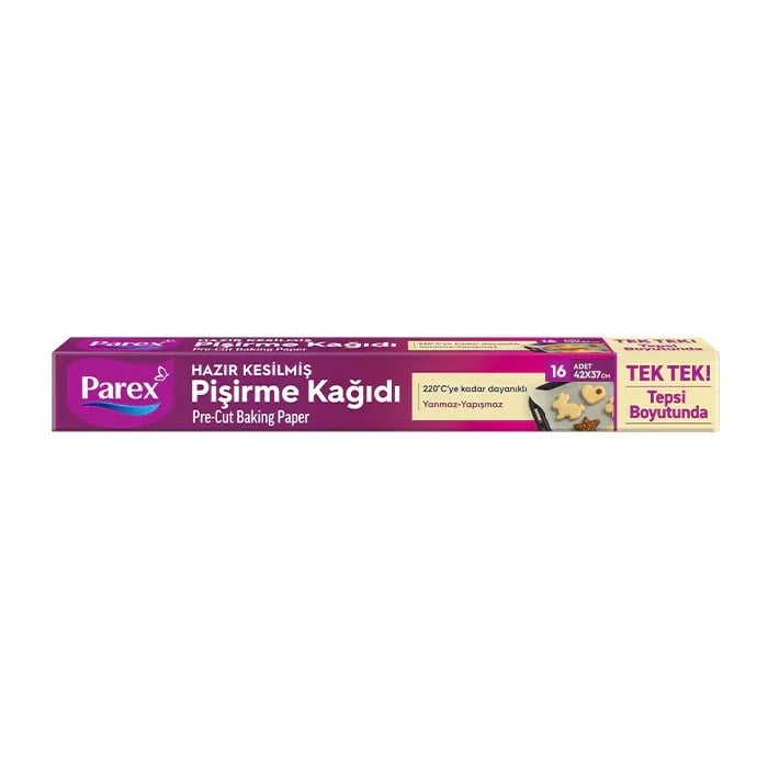 Pişirme KağıdıParex Hazır Kesilmiş Pişirme Kağıdı 16'Lı
