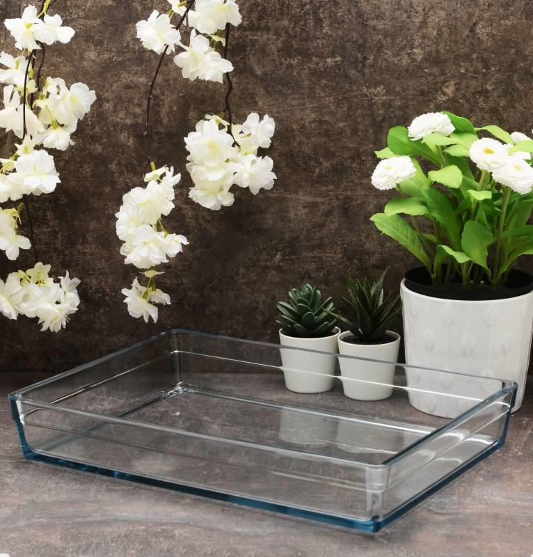 BorcamPaşabahçe Borcam Dikdörtgen Lazer Tepsi