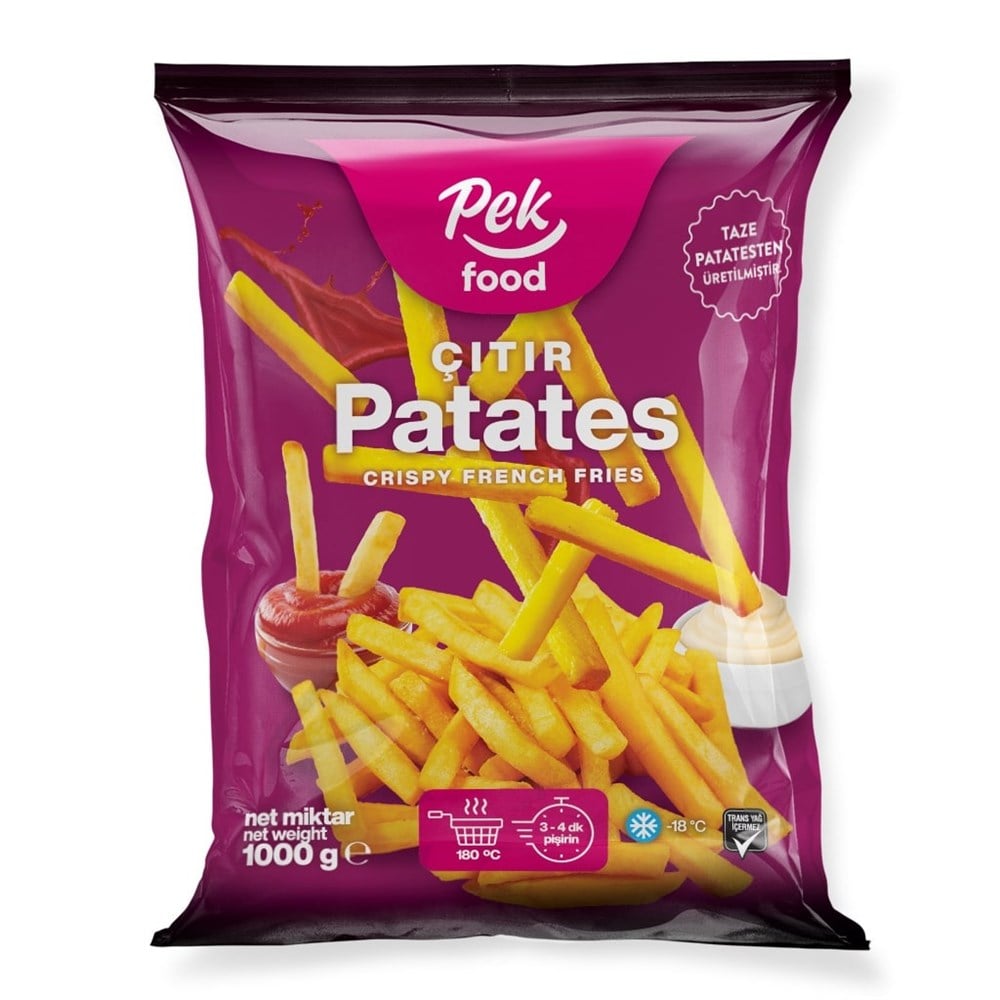 Pek Food Patates Çıtır 1000 Gr