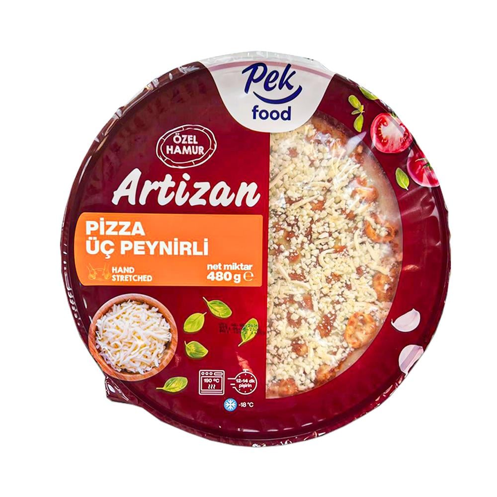 PizzalarPek Food Uc Peynirli Pizza 480 Gr