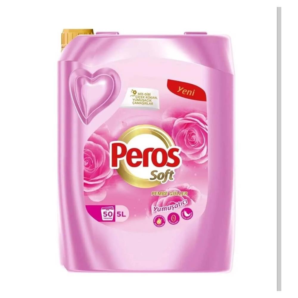 Klasik YumuşatıcılarPeros Yumuşatıcı Pembe Güller 5 kg
